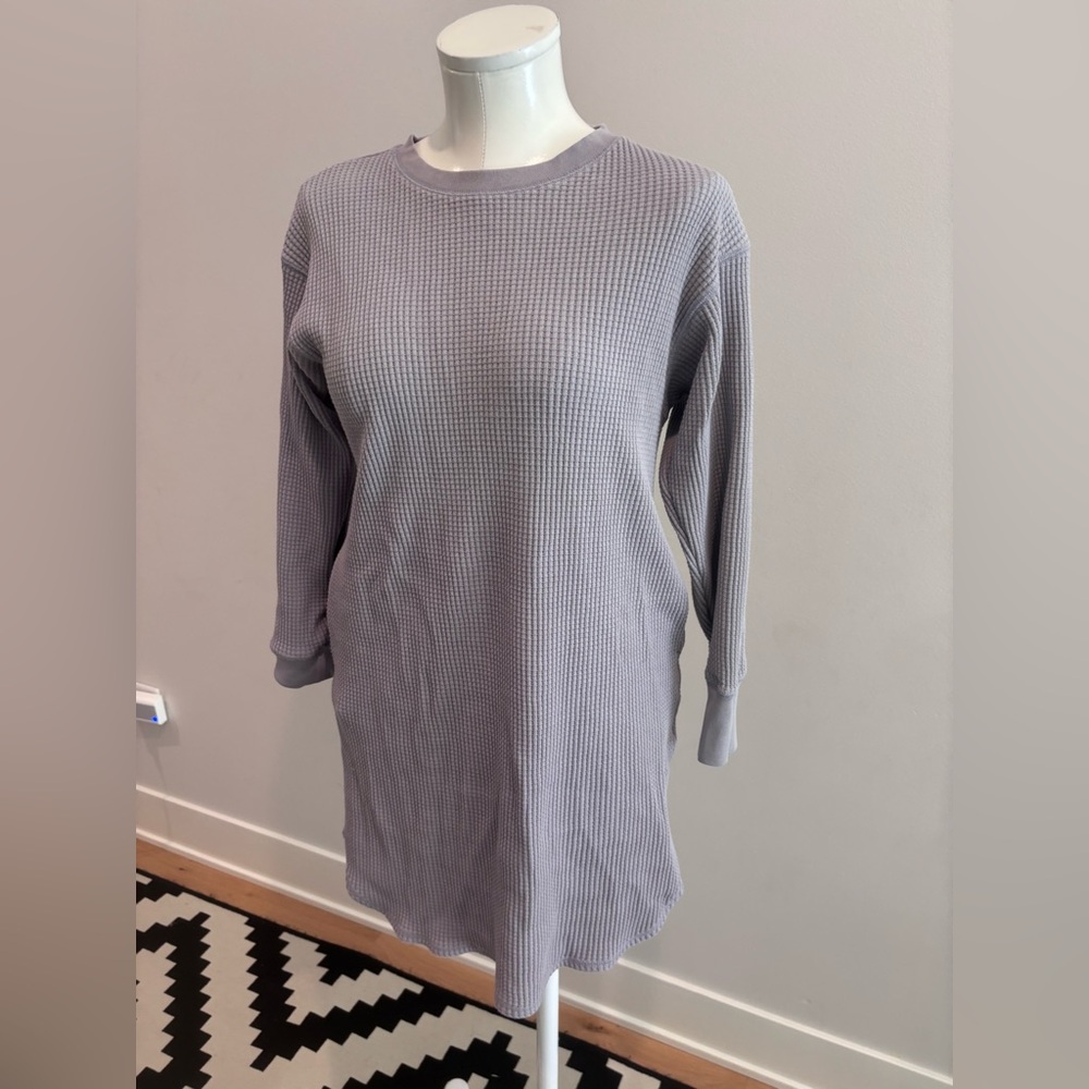 Uniqlo Women's Gray Long Sleeve Dress